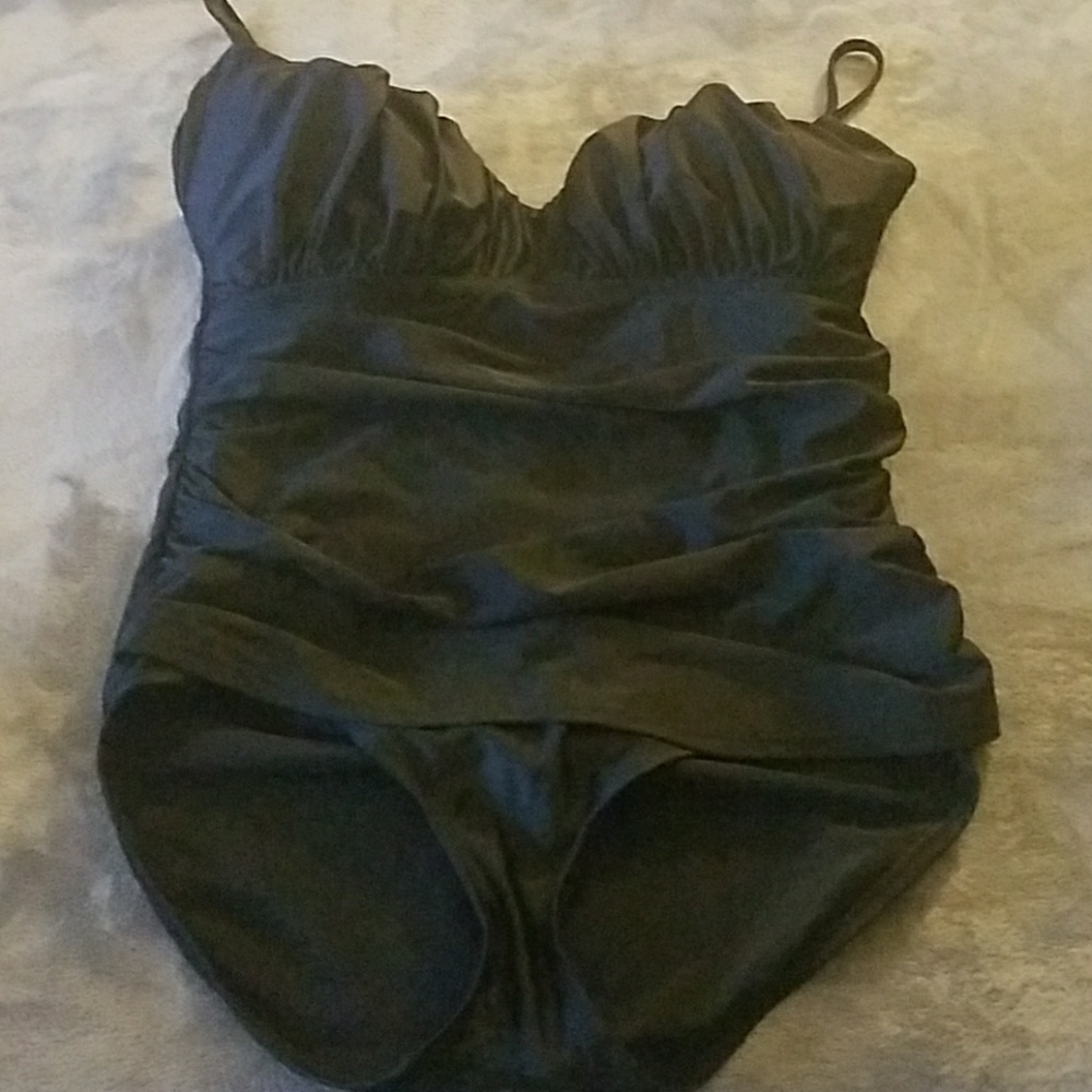 Black swimsuit one piece